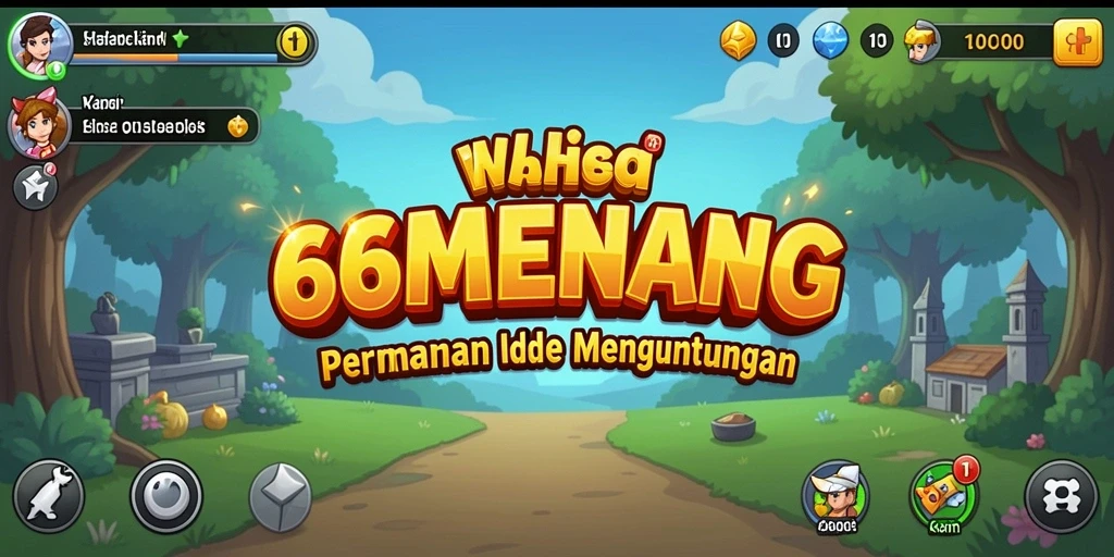 Tampilan gameplay 66MENANG yang menarik dan interaktif.
