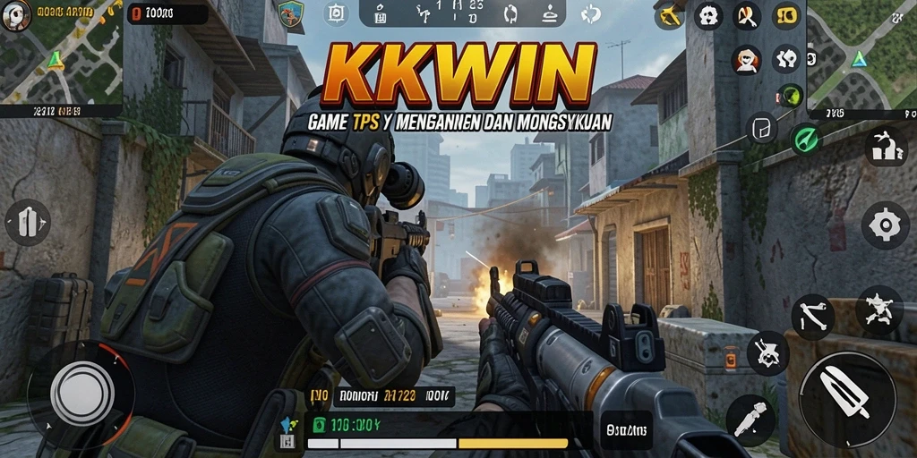 Tampilan gameplay seru dan menegangkan dalam KKWIN.