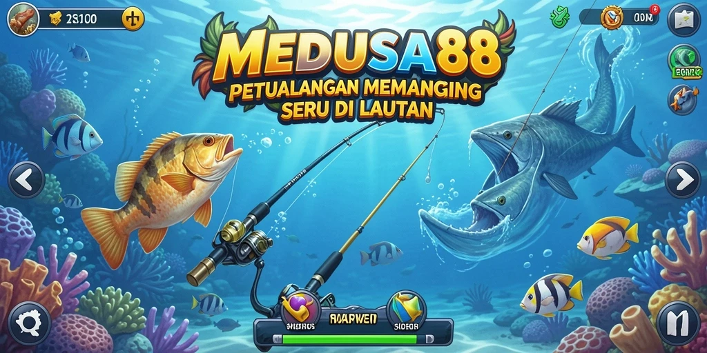 Pengalaman visual menakjubkan dalam gameplay Fishing.