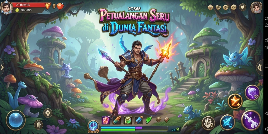Screenshot gameplay menunjukkan aksi seru dalam petualangan XO368.